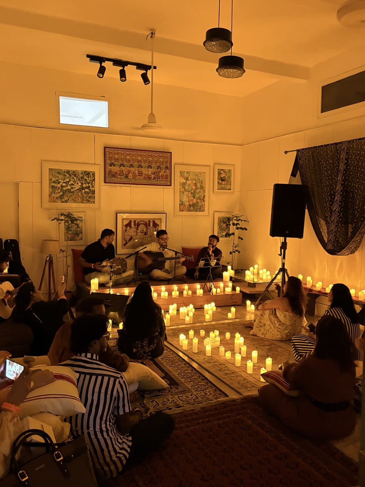 by candlelight